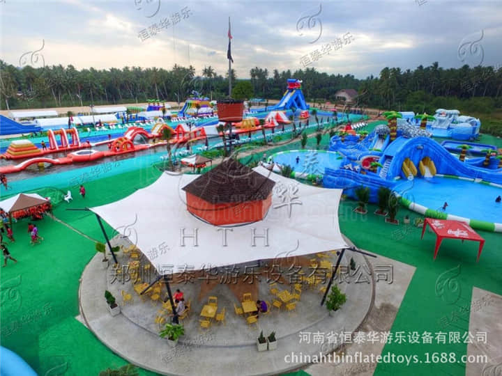 恒泰华的防水吹条工艺，移动水上乐园项目品质再创新高度!